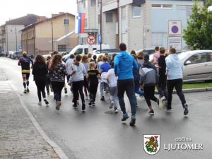 Bogomir Dolenc odtekel del dobrodelnega teka po ljutomerski občini 2